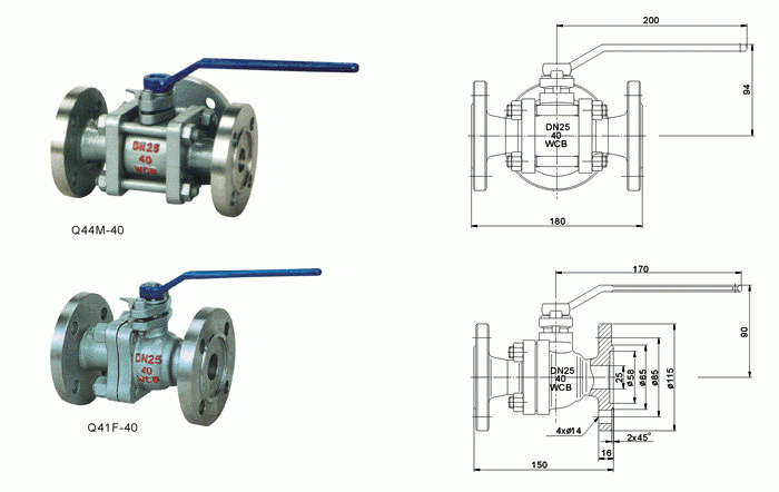 焦爐專(zhuān)用球閥(fa)Q44M