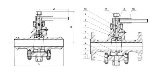 美标壓力(lì)平衡式倒(dǎo)裝油密封(fēng)旋塞閥