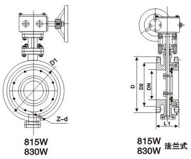 D343H-美标(biāo)法蘭式蝶(dié)閥