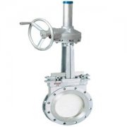  PZ573-傘齒輪(lún)對夾式刀型(xíng)閘閥，刀閘閥(fá)