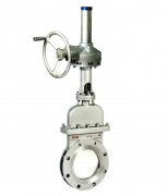  PZ543-傘齒(chi)輪單夾式刀(dāo)型閘閥，刀閘(zhá)閥