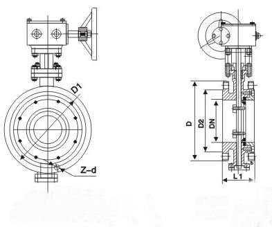 D343W不鏽鋼硬(yìng)密封蝶閥